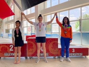 Kübra Saltık Şampiyon oldu