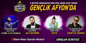 Gençlik Afyon’a geliyor
