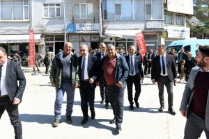 Mustafa Enis Arabacı’ya Sultandağı’nda sıcak karşılama