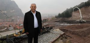 TELEFERİK PROJESİ HIZLA DEVAM EDİYOR