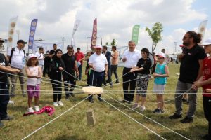  AFYONKARAHİSAR’DA BABA ÇOCUK KAMPI COŞKUSU