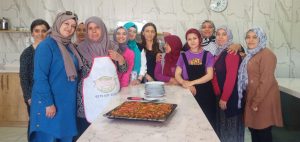 Çay  Kadın Kültür Evin de Aşçılık Kursları devam ediyor.