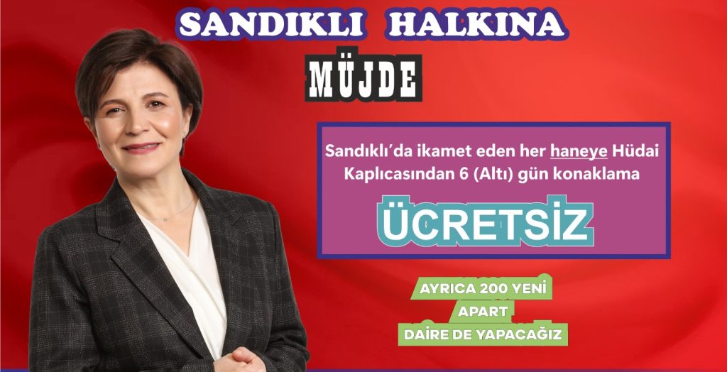 Melek Yavuz’dan Sandıklı halkına müjde!