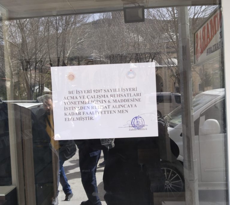 “Hanıfa Omar”  kapatıldı.