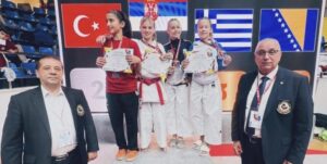 Balkan Çocuklar Karate Şampiyonasında Afyonkarahisar rüzgarı esti
