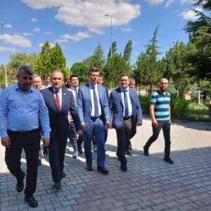 İl Sağlık Müdürü Korkmaz ile Milletvekili Arslan ziyaretlerde bulundu.