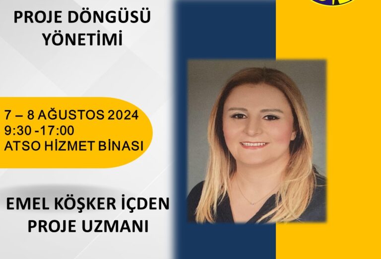  KOBİ AKADEMİSİ’NDEN “PROJE DÖNGÜSÜ YÖNETİMİ” EĞİTİMİ