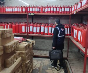 Yangın Söndürme Malzemelerine Sıkı Denetim