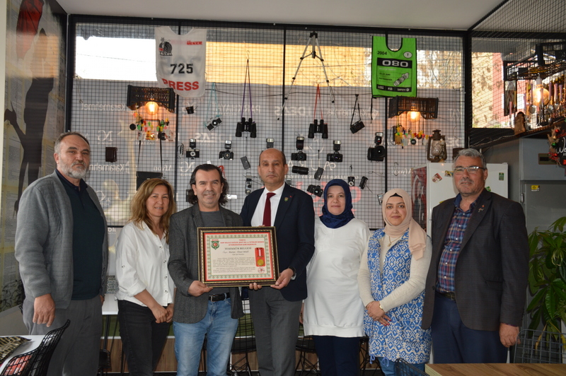 Afyonkarahisar Harp Malülü Gaziler Şehit Dul  ve Yetimleri Derneği’nden Cafelife’a Ziyaret