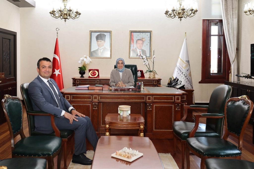 Vali Yiğitbaşı, Kaymakam Keklik’i Kabul Etti